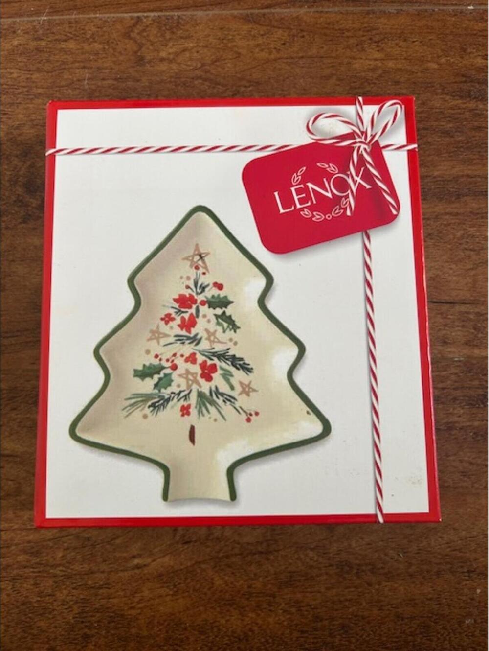 Lenox Christmas Tree Shaped Decorative Dish